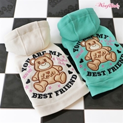You Are My Best Friend Dog Hoodie by Wooflink Roxy & Lulu, wooflink, susan lanci, dog clothes, small dog clothes, urban pup, pooch outfitters, dogo, hip doggie, doggie design, small dog dress, pet clotes, dog boutique. pet boutique, bloomingtails dog boutique, dog raincoat, dog rain coat, pet raincoat, dog shampoo, pet shampoo, dog bathrobe, pet bathrobe, dog carrier, small dog carrier, doggie couture, pet couture, dog football, dog toys, pet toys, dog clothes sale, pet clothes sale, shop local, pet store, dog store, dog chews, pet chews, worthy dog, dog bandana, pet bandana, dog halloween, pet halloween, dog holiday, pet holiday, dog teepee, custom dog clothes, pet pjs, dog pjs, pet pajamas, dog pajamas,dog sweater, pet sweater, dog hat, fabdog, fab dog, dog puffer coat, dog winter ja