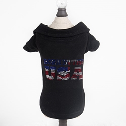 Born in the USA Dog Polo in Black or Red wooflink, susan lanci, dog clothes, small dog clothes, urban pup, pooch outfitters, dogo, hip doggie, doggie design, small dog dress, pet clotes, dog boutique. pet boutique, bloomingtails dog boutique, dog raincoat, dog rain coat, pet raincoat, dog shampoo, pet shampoo, dog bathrobe, pet bathrobe, dog carrier, small dog carrier, doggie couture, pet couture, dog football, dog toys, pet toys, dog clothes sale, pet clothes sale, shop local, pet store, dog store, dog chews, pet chews, worthy dog, dog bandana, pet bandana, dog halloween, pet halloween, dog holiday, pet holiday, dog teepee, custom dog clothes, pet pjs, dog pjs, pet pajamas, dog pajamas,dog sweater, pet sweater, dog hat, fabdog, fab dog, dog puffer coat, dog winter jacket, dog col