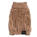Brown Knit Turtleneck Dog Sweater - lb-brown-sweater