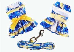 Catching Waves Dog Dress with Matching Leash wooflink, susan lanci, dog clothes, small dog clothes, urban pup, pooch outfitters, dogo, hip doggie, doggie design, small dog dress, pet clotes, dog boutique. pet boutique, bloomingtails dog boutique, dog raincoat, dog rain coat, pet raincoat, dog shampoo, pet shampoo, dog bathrobe, pet bathrobe, dog carrier, small dog carrier, doggie couture, pet couture, dog football, dog toys, pet toys, dog clothes sale, pet clothes sale, shop local, pet store, dog store, dog chews, pet chews, worthy dog, dog bandana, pet bandana, dog halloween, pet halloween, dog holiday, pet holiday, dog teepee, custom dog clothes, pet pjs, dog pjs, pet pajamas, dog pajamas,dog sweater, pet sweater, dog hat, fabdog, fab dog, dog puffer coat, dog winter jacket, dog col