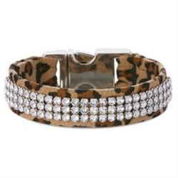 Susan Lanci 3 Row Giltmore Bracelet in Cheetah Roxy & Lulu, wooflink, susan lanci, dog clothes, small dog clothes, urban pup, pooch outfitters, dogo, hip doggie, doggie design, small dog dress, pet clotes, dog boutique. pet boutique, bloomingtails dog boutique, dog raincoat, dog rain coat, pet raincoat, dog shampoo, pet shampoo, dog bathrobe, pet bathrobe, dog carrier, small dog carrier, doggie couture, pet couture, dog football, dog toys, pet toys, dog clothes sale, pet clothes sale, shop local, pet store, dog store, dog chews, pet chews, worthy dog, dog bandana, pet bandana, dog halloween, pet halloween, dog holiday, pet holiday, dog teepee, custom dog clothes, pet pjs, dog pjs, pet pajamas, dog pajamas,dog sweater, pet sweater, dog hat, fabdog, fab dog, dog puffer coat, dog winter ja