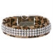 Susan Lanci 3 Row Giltmore Bracelet in Cheetah - sl-3rowcheetahbracelet