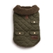 Olive Quilted Shearling Jacket - fab-quiltolive