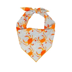 Crab Bandana Roxy & Lulu, wooflink, susan lanci, dog clothes, small dog clothes, urban pup, pooch outfitters, dogo, hip doggie, doggie design, small dog dress, pet clotes, dog boutique. pet boutique, bloomingtails dog boutique, dog raincoat, dog rain coat, pet raincoat, dog shampoo, pet shampoo, dog bathrobe, pet bathrobe, dog carrier, small dog carrier, doggie couture, pet couture, dog football, dog toys, pet toys, dog clothes sale, pet clothes sale, shop local, pet store, dog store, dog chews, pet chews, worthy dog, dog bandana, pet bandana, dog halloween, pet halloween, dog holiday, pet holiday, dog teepee, custom dog clothes, pet pjs, dog pjs, pet pajamas, dog pajamas,dog sweater, pet sweater, dog hat, fabdog, fab dog, dog puffer coat, dog winter ja