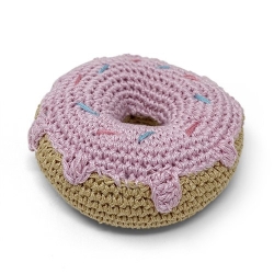 Donut Squeaky Toy Roxy & Lulu, wooflink, susan lanci, dog clothes, small dog clothes, urban pup, pooch outfitters, dogo, hip doggie, doggie design, small dog dress, pet clotes, dog boutique. pet boutique, bloomingtails dog boutique, dog raincoat, dog rain coat, pet raincoat, dog shampoo, pet shampoo, dog bathrobe, pet bathrobe, dog carrier, small dog carrier, doggie couture, pet couture, dog football, dog toys, pet toys, dog clothes sale, pet clothes sale, shop local, pet store, dog store, dog chews, pet chews, worthy dog, dog bandana, pet bandana, dog halloween, pet halloween, dog holiday, pet holiday, dog teepee, custom dog clothes, pet pjs, dog pjs, pet pajamas, dog pajamas,dog sweater, pet sweater, dog hat, fabdog, fab dog, dog puffer coat, dog winter ja
