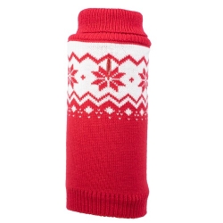 Fairisle Snowflake Pet Sweater Roxy & Lulu, wooflink, susan lanci, dog clothes, small dog clothes, urban pup, pooch outfitters, dogo, hip doggie, doggie design, small dog dress, pet clotes, dog boutique. pet boutique, bloomingtails dog boutique, dog raincoat, dog rain coat, pet raincoat, dog shampoo, pet shampoo, dog bathrobe, pet bathrobe, dog carrier, small dog carrier, doggie couture, pet couture, dog football, dog toys, pet toys, dog clothes sale, pet clothes sale, shop local, pet store, dog store, dog chews, pet chews, worthy dog, dog bandana, pet bandana, dog halloween, pet halloween, dog holiday, pet holiday, dog teepee, custom dog clothes, pet pjs, dog pjs, pet pajamas, dog pajamas,dog sweater, pet sweater, dog hat, fabdog, fab dog, dog puffer coat, dog winter ja