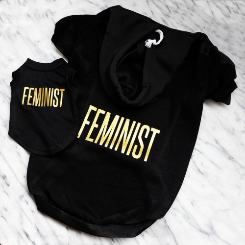Feminist Shirt, Sweatshirt & Dress Roxy & Lulu, wooflink, susan lanci, dog clothes, small dog clothes, urban pup, pooch outfitters, dogo, hip doggie, doggie design, small dog dress, pet clotes, dog boutique. pet boutique, bloomingtails dog boutique, dog raincoat, dog rain coat, pet raincoat, dog shampoo, pet shampoo, dog bathrobe, pet bathrobe, dog carrier, small dog carrier, doggie couture, pet couture, dog football, dog toys, pet toys, dog clothes sale, pet clothes sale, shop local, pet store, dog store, dog chews, pet chews, worthy dog, dog bandana, pet bandana, dog halloween, pet halloween, dog holiday, pet holiday, dog teepee, custom dog clothes, pet pjs, dog pjs, pet pajamas, dog pajamas,dog sweater, pet sweater, dog hat, fabdog, fab dog, dog puffer coat, dog winter ja