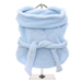 Blue Fluffy Terry Bath Robe - up-fluffblueX-BX6
