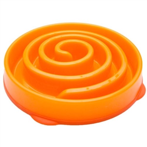 Mini Slow Feeder - Orange  dog bowls,susan lanci, puppia,wooflink, luxury dog boutique,tonimari,pet clothes, dog clothes, puppy clothes, pet store, dog store, puppy boutique store, dog boutique, pet boutique, puppy boutique, Bloomingtails, dog, small dog clothes, large dog clothes, large dog costumes, small dog costumes, pet stuff, Halloween dog, puppy Halloween, pet Halloween, clothes, dog puppy Halloween, dog sale, pet sale, puppy sale, pet dog tank, pet tank, pet shirt, dog shirt, puppy shirt,puppy tank, I see spot, dog collars, dog leads, pet collar, pet lead,puppy collar, puppy lead, dog toys, pet toys, puppy toy, dog beds, pet beds, puppy bed,  beds,dog mat, pet mat, puppy mat, fab dog pet sweater, dog sweater, dog winter, pet winter,dog raincoat, pet raincoat,
