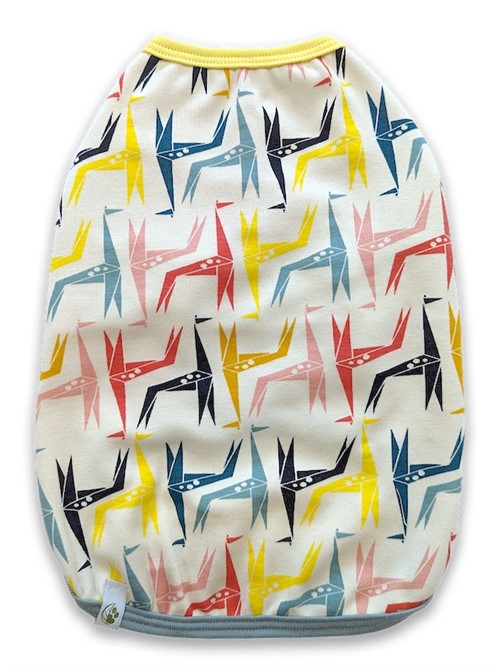Geo Giraffe Tank Top Roxy & Lulu, wooflink, susan lanci, dog clothes, small dog clothes, urban pup, pooch outfitters, dogo, hip doggie, doggie design, small dog dress, pet clotes, dog boutique. pet boutique, bloomingtails dog boutique, dog raincoat, dog rain coat, pet raincoat, dog shampoo, pet shampoo, dog bathrobe, pet bathrobe, dog carrier, small dog carrier, doggie couture, pet couture, dog football, dog toys, pet toys, dog clothes sale, pet clothes sale, shop local, pet store, dog store, dog chews, pet chews, worthy dog, dog bandana, pet bandana, dog halloween, pet halloween, dog holiday, pet holiday, dog teepee, custom dog clothes, pet pjs, dog pjs, pet pajamas, dog pajamas,dog sweater, pet sweater, dog hat, fabdog, fab dog, dog puffer coat, dog winter ja