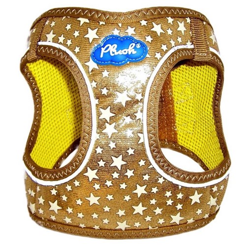 Glitter Glow Plush Step-in Harness Vest- Gold puppy bed,  beds,dog mat, pet mat, puppy mat, fab dog pet sweater, dog swepet clothes, dog clothes, puppy clothes, pet store, dog store, puppy boutique store, dog boutique, pet boutique, puppy boutique, Bloomingtails, dog, small dog clothes, large dog clothes, large dog costumes, small dog costumes, pet stuff, Halloween dog, puppy Halloween, pet Halloween, clothes, dog puppy Halloween, dog sale, pet sale, puppy sale, pet dog tank, pet tank, pet shirt, dog shirt, puppy shirt,puppy tank, I see spot, dog collars, dog leads, pet collar, pet lead,puppy collar, puppy lead, dog toys, pet toys, puppy toy, dog beds, pet beds, puppy bed,  beds,dog mat, pet mat, puppy mat, fab dog pet sweater, dog sweater, dog winter, pet winter,dog raincoat, pet rain