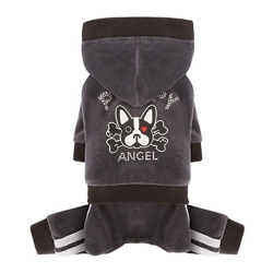 Heart Eye Pirate Track Suit  Roxy & Lulu, wooflink, susan lanci, dog clothes, small dog clothes, urban pup, pooch outfitters, dogo, hip doggie, doggie design, small dog dress, pet clotes, dog boutique. pet boutique, bloomingtails dog boutique, dog raincoat, dog rain coat, pet raincoat, dog shampoo, pet shampoo, dog bathrobe, pet bathrobe, dog carrier, small dog carrier, doggie couture, pet couture, dog football, dog toys, pet toys, dog clothes sale, pet clothes sale, shop local, pet store, dog store, dog chews, pet chews, worthy dog, dog bandana, pet bandana, dog halloween, pet halloween, dog holiday, pet holiday, dog teepee, custom dog clothes, pet pjs, dog pjs, pet pajamas, dog pajamas,dog sweater, pet sweater, dog hat, fabdog, fab dog, dog puffer coat, dog winter ja