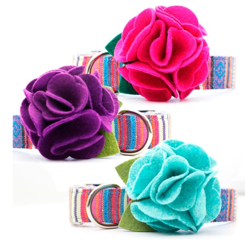Dog Collar Hydrangea Flower  in 24 Colors Roxy & Lulu, wooflink, susan lanci, dog clothes, small dog clothes, urban pup, pooch outfitters, dogo, hip doggie, doggie design, small dog dress, pet clotes, dog boutique. pet boutique, bloomingtails dog boutique, dog raincoat, dog rain coat, pet raincoat, dog shampoo, pet shampoo, dog bathrobe, pet bathrobe, dog carrier, small dog carrier, doggie couture, pet couture, dog football, dog toys, pet toys, dog clothes sale, pet clothes sale, shop local, pet store, dog store, dog chews, pet chews, worthy dog, dog bandana, pet bandana, dog halloween, pet halloween, dog holiday, pet holiday, dog teepee, custom dog clothes, pet pjs, dog pjs, pet pajamas, dog pajamas,dog sweater, pet sweater, dog hat, fabdog, fab dog, dog puffer coat, dog winter ja