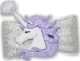 Dog Bows - Lavender Moon - hb-lavmoonL-BAJ