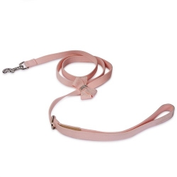 Glitzerati Nouveau Bow Leash in Puppy Pink Roxy & Lulu, wooflink, susan lanci, dog clothes, small dog clothes, urban pup, pooch outfitters, dogo, hip doggie, doggie design, small dog dress, pet clotes, dog boutique. pet boutique, bloomingtails dog boutique, dog raincoat, dog rain coat, pet raincoat, dog shampoo, pet shampoo, dog bathrobe, pet bathrobe, dog carrier, small dog carrier, doggie couture, pet couture, dog football, dog toys, pet toys, dog clothes sale, pet clothes sale, shop local, pet store, dog store, dog chews, pet chews, worthy dog, dog bandana, pet bandana, dog halloween, pet halloween, dog holiday, pet holiday, dog teepee, custom dog clothes, pet pjs, dog pjs, pet pajamas, dog pajamas,dog sweater, pet sweater, dog hat, fabdog, fab dog, dog puffer coat, dog winter ja