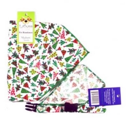 Bandana Dog Collars - Little Trees kosher, hanukkah, toy, jewish, toy, puppy bed,  beds,dog mat, pet mat, puppy mat, fab dog pet sweater, dog swepet clothes, dog clothes, puppy clothes, pet store, dog store, puppy boutique store, dog boutique, pet boutique, puppy boutique, Bloomingtails, dog, small dog clothes, large dog clothes, large dog costumes, small dog costumes, pet stuff, Halloween dog, puppy Halloween, pet Halloween, clothes, dog puppy Halloween, dog sale, pet sale, puppy sale, pet dog tank, pet tank, pet shirt, dog shirt, puppy shirt,puppy tank, I see spot, dog collars, dog leads, pet collar, pet lead,puppy collar, puppy lead, dog toys, pet toys, puppy toy, dog beds, pet beds, puppy bed,  beds,dog mat, pet mat, puppy mat, fab dog pet sweater, dog sweater, dog winte