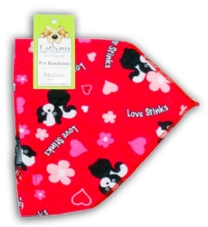 Bandana Dog Collars - Love Stinks - Flannel kosher, hanukkah, toy, jewish, toy, puppy bed,  beds,dog mat, pet mat, puppy mat, fab dog pet sweater, dog swepet clothes, dog clothes, puppy clothes, pet store, dog store, puppy boutique store, dog boutique, pet boutique, puppy boutique, Bloomingtails, dog, small dog clothes, large dog clothes, large dog costumes, small dog costumes, pet stuff, Halloween dog, puppy Halloween, pet Halloween, clothes, dog puppy Halloween, dog sale, pet sale, puppy sale, pet dog tank, pet tank, pet shirt, dog shirt, puppy shirt,puppy tank, I see spot, dog collars, dog leads, pet collar, pet lead,puppy collar, puppy lead, dog toys, pet toys, puppy toy, dog beds, pet beds, puppy bed,  beds,dog mat, pet mat, puppy mat, fab dog pet sweater, dog sweater, dog winte