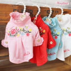 Luxury Embroidery Shirt wooflink, dog clothes, pet store, small dog clothes, dog boutique, pet shirt, 