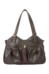 Metro Couture Carrier in Chocolate with Tassle wooflink, susan lanci, dog clothes, small dog clothes, urban pup, pooch outfitters, dogo, hip doggie, doggie design, small dog dress, pet clotes, dog boutique. pet boutique, bloomingtails dog boutique, dog raincoat, dog rain coat, pet raincoat, dog shampoo, pet shampoo, dog bathrobe, pet bathrobe, dog carrier, small dog carrier, doggie couture, pet couture, dog football, dog toys, pet toys, dog clothes sale, pet clothes sale, shop local, pet store, dog store, dog chews, pet chews, worthy dog, dog bandana, pet bandana, dog halloween, pet halloween, dog holiday, pet holiday, dog teepee, custom dog clothes, pet pjs, dog pjs, pet pajamas, dog pajamas,dog sweater, pet sweater, dog hat, fabdog, fab dog, dog puffer coat, dog winter jacket, dog col