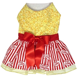 Movie Theater Popcorn Dog Dress with Matching Leash wooflink, susan lanci, dog clothes, small dog clothes, urban pup, pooch outfitters, dogo, hip doggie, doggie design, small dog dress, pet clotes, dog boutique. pet boutique, bloomingtails dog boutique, dog raincoat, dog rain coat, pet raincoat, dog shampoo, pet shampoo, dog bathrobe, pet bathrobe, dog carrier, small dog carrier, doggie couture, pet couture, dog football, dog toys, pet toys, dog clothes sale, pet clothes sale, shop local, pet store, dog store, dog chews, pet chews, worthy dog, dog bandana, pet bandana, dog halloween, pet halloween, dog holiday, pet holiday, dog teepee, custom dog clothes, pet pjs, dog pjs, pet pajamas, dog pajamas,dog sweater, pet sweater, dog hat, fabdog, fab dog, dog puffer coat, dog winter jacket, dog col