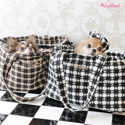 Luxe Bag by Wooflink Roxy & Lulu, wooflink, susan lanci, dog clothes, small dog clothes, urban pup, pooch outfitters, dogo, hip doggie, doggie design, small dog dress, pet clotes, dog boutique. pet boutique, bloomingtails dog boutique, dog raincoat, dog rain coat, pet raincoat, dog shampoo, pet shampoo, dog bathrobe, pet bathrobe, dog carrier, small dog carrier, doggie couture, pet couture, dog football, dog toys, pet toys, dog clothes sale, pet clothes sale, shop local, pet store, dog store, dog chews, pet chews, worthy dog, dog bandana, pet bandana, dog halloween, pet halloween, dog holiday, pet holiday, dog teepee, custom dog clothes, pet pjs, dog pjs, pet pajamas, dog pajamas,dog sweater, pet sweater, dog hat, fabdog, fab dog, dog puffer coat, dog winter ja