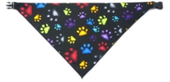 Bandana Dog Collars - Paint Paws  kosher, hanukkah, toy, jewish, toy, puppy bed,  beds,dog mat, pet mat, puppy mat, fab dog pet sweater, dog swepet clothes, dog clothes, puppy clothes, pet store, dog store, puppy boutique store, dog boutique, pet boutique, puppy boutique, Bloomingtails, dog, small dog clothes, large dog clothes, large dog costumes, small dog costumes, pet stuff, Halloween dog, puppy Halloween, pet Halloween, clothes, dog puppy Halloween, dog sale, pet sale, puppy sale, pet dog tank, pet tank, pet shirt, dog shirt, puppy shirt,puppy tank, I see spot, dog collars, dog leads, pet collar, pet lead,puppy collar, puppy lead, dog toys, pet toys, puppy toy, dog beds, pet beds, puppy bed,  beds,dog mat, pet mat, puppy mat, fab dog pet sweater, dog sweater, dog winte