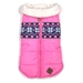 Aspen Puffer Dog Coat in Pink or Navy - wd-pinkaspen-coat