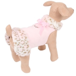 Fur Coat in Pink Lynx with Pink Velvet Bow Roxy & Lulu, wooflink, susan lanci, dog clothes, small dog clothes, urban pup, pooch outfitters, dogo, hip doggie, doggie design, small dog dress, pet clotes, dog boutique. pet boutique, bloomingtails dog boutique, dog raincoat, dog rain coat, pet raincoat, dog shampoo, pet shampoo, dog bathrobe, pet bathrobe, dog carrier, small dog carrier, doggie couture, pet couture, dog football, dog toys, pet toys, dog clothes sale, pet clothes sale, shop local, pet store, dog store, dog chews, pet chews, worthy dog, dog bandana, pet bandana, dog halloween, pet halloween, dog holiday, pet holiday, dog teepee, custom dog clothes, pet pjs, dog pjs, pet pajamas, dog pajamas,dog sweater, pet sweater, dog hat, fabdog, fab dog, dog puffer coat, dog winter ja