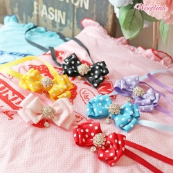 Polka Polka Necklace by Wooflink Roxy & Lulu, wooflink, susan lanci, dog clothes, small dog clothes, urban pup, pooch outfitters, dogo, hip doggie, doggie design, small dog dress, pet clotes, dog boutique. pet boutique, bloomingtails dog boutique, dog raincoat, dog rain coat, pet raincoat, dog shampoo, pet shampoo, dog bathrobe, pet bathrobe, dog carrier, small dog carrier, doggie couture, pet couture, dog football, dog toys, pet toys, dog clothes sale, pet clothes sale, shop local, pet store, dog store, dog chews, pet chews, worthy dog, dog bandana, pet bandana, dog halloween, pet halloween, dog holiday, pet holiday, dog teepee, custom dog clothes, pet pjs, dog pjs, pet pajamas, dog pajamas,dog sweater, pet sweater, dog hat, fabdog, fab dog, dog puffer coat, dog winter ja