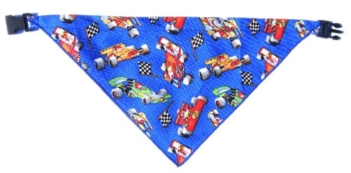 Bandana Dog Collars - Racecar Dog  wooflink, susan lanci, dog clothes, small dog clothes, urban pup, pooch outfitters, dogo, hip doggie, doggie design, small dog dress, pet clotes, dog boutique. pet boutique, bloomingtails dog boutique, dog raincoat, dog rain coat, pet raincoat, dog shampoo, pet shampoo, dog bathrobe, pet bathrobe, dog carrier, small dog carrier, doggie couture, pet couture, dog football, dog toys, pet toys, dog clothes sale, pet clothes sale, shop local, pet store, dog store, dog chews, pet chews, worthy dog, dog bandana, pet bandana, dog halloween, pet halloween, dog holiday, pet holiday, dog teepee, custom dog clothes, pet pjs, dog pjs, pet pajamas, dog pajamas,dog sweater, pet sweater, dog hat, fabdog, fab dog, dog puffer coat, dog winter jacket, dog col