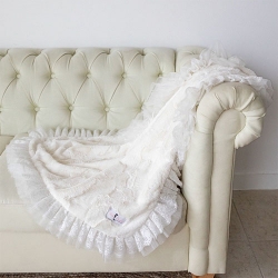 Romantic Blanket in Ivory by Hello Doggie Roxy & Lulu, wooflink, susan lanci, dog clothes, small dog clothes, urban pup, pooch outfitters, dogo, hip doggie, doggie design, small dog dress, pet clotes, dog boutique. pet boutique, bloomingtails dog boutique, dog raincoat, dog rain coat, pet raincoat, dog shampoo, pet shampoo, dog bathrobe, pet bathrobe, dog carrier, small dog carrier, doggie couture, pet couture, dog football, dog toys, pet toys, dog clothes sale, pet clothes sale, shop local, pet store, dog store, dog chews, pet chews, worthy dog, dog bandana, pet bandana, dog halloween, pet halloween, dog holiday, pet holiday, dog teepee, custom dog clothes, pet pjs, dog pjs, pet pajamas, dog pajamas,dog sweater, pet sweater, dog hat, fabdog, fab dog, dog puffer coat, dog winter ja