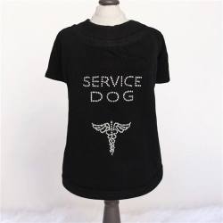 Service Dog Tee Roxy & Lulu, wooflink, susan lanci, dog clothes, small dog clothes, urban pup, pooch outfitters, dogo, hip doggie, doggie design, small dog dress, pet clotes, dog boutique. pet boutique, bloomingtails dog boutique, dog raincoat, dog rain coat, pet raincoat, dog shampoo, pet shampoo, dog bathrobe, pet bathrobe, dog carrier, small dog carrier, doggie couture, pet couture, dog football, dog toys, pet toys, dog clothes sale, pet clothes sale, shop local, pet store, dog store, dog chews, pet chews, worthy dog, dog bandana, pet bandana, dog halloween, pet halloween, dog holiday, pet holiday, dog teepee, custom dog clothes, pet pjs, dog pjs, pet pajamas, dog pajamas,dog sweater, pet sweater, dog hat, fabdog, fab dog, dog puffer coat, dog winter ja