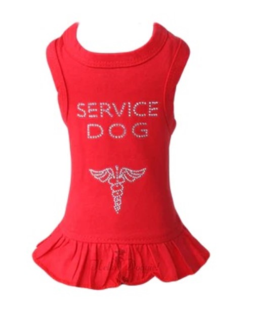 Service Dog Dress in Pink or Red Roxy & Lulu, wooflink, susan lanci, dog clothes, small dog clothes, urban pup, pooch outfitters, dogo, hip doggie, doggie design, small dog dress, pet clotes, dog boutique. pet boutique, bloomingtails dog boutique, dog raincoat, dog rain coat, pet raincoat, dog shampoo, pet shampoo, dog bathrobe, pet bathrobe, dog carrier, small dog carrier, doggie couture, pet couture, dog football, dog toys, pet toys, dog clothes sale, pet clothes sale, shop local, pet store, dog store, dog chews, pet chews, worthy dog, dog bandana, pet bandana, dog halloween, pet halloween, dog holiday, pet holiday, dog teepee, custom dog clothes, pet pjs, dog pjs, pet pajamas, dog pajamas,dog sweater, pet sweater, dog hat, fabdog, fab dog, dog puffer coat, dog winter ja