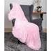 Shag Throw Dog Blanket in Pink - hd-shagthrowpink
