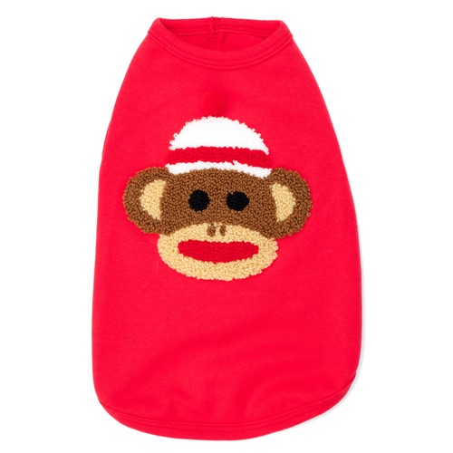 Sock Monkey Tee Roxy & Lulu, wooflink, susan lanci, dog clothes, small dog clothes, urban pup, pooch outfitters, dogo, hip doggie, doggie design, small dog dress, pet clotes, dog boutique. pet boutique, bloomingtails dog boutique, dog raincoat, dog rain coat, pet raincoat, dog shampoo, pet shampoo, dog bathrobe, pet bathrobe, dog carrier, small dog carrier, doggie couture, pet couture, dog football, dog toys, pet toys, dog clothes sale, pet clothes sale, shop local, pet store, dog store, dog chews, pet chews, worthy dog, dog bandana, pet bandana, dog halloween, pet halloween, dog holiday, pet holiday, dog teepee, custom dog clothes, pet pjs, dog pjs, pet pajamas, dog pajamas,dog sweater, pet sweater, dog hat, fabdog, fab dog, dog puffer coat, dog winter ja
