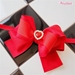Valentines Day Bow Necklace by Wooflink - wf-valentinesbow