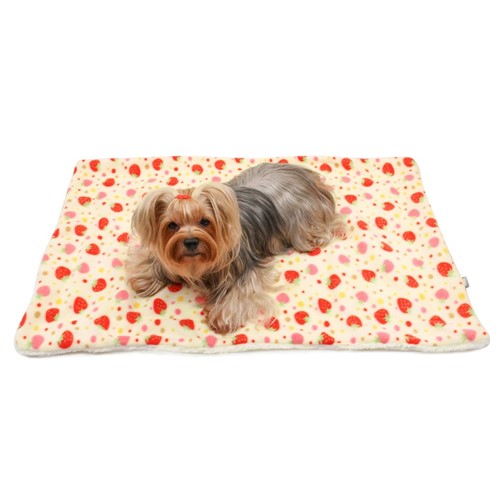 Strawberry Fleece Dog Blanket Roxy & Lulu, wooflink, susan lanci, dog clothes, small dog clothes, urban pup, pooch outfitters, dogo, hip doggie, doggie design, small dog dress, pet clotes, dog boutique. pet boutique, bloomingtails dog boutique, dog raincoat, dog rain coat, pet raincoat, dog shampoo, pet shampoo, dog bathrobe, pet bathrobe, dog carrier, small dog carrier, doggie couture, pet couture, dog football, dog toys, pet toys, dog clothes sale, pet clothes sale, shop local, pet store, dog store, dog chews, pet chews, worthy dog, dog bandana, pet bandana, dog halloween, pet halloween, dog holiday, pet holiday, dog teepee, custom dog clothes, pet pjs, dog pjs, pet pajamas, dog pajamas,dog sweater, pet sweater, dog hat, fabdog, fab dog, dog puffer coat, dog winter ja