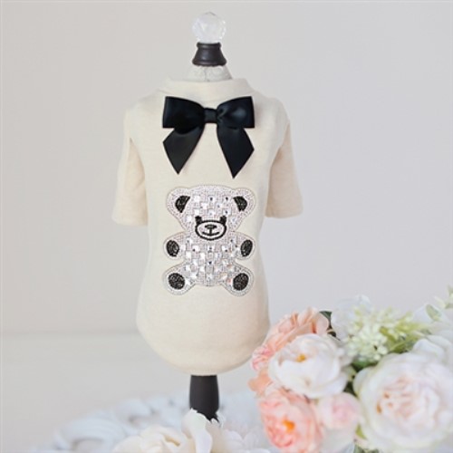 Teddy Bow Dog Tee 