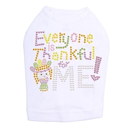 Everyone is Thankful for Me Tee in Lots of Colors Roxy & Lulu, wooflink, susan lanci, dog clothes, small dog clothes, urban pup, pooch outfitters, dogo, hip doggie, doggie design, small dog dress, pet clotes, dog boutique. pet boutique, bloomingtails dog boutique, dog raincoat, dog rain coat, pet raincoat, dog shampoo, pet shampoo, dog bathrobe, pet bathrobe, dog carrier, small dog carrier, doggie couture, pet couture, dog football, dog toys, pet toys, dog clothes sale, pet clothes sale, shop local, pet store, dog store, dog chews, pet chews, worthy dog, dog bandana, pet bandana, dog halloween, pet halloween, dog holiday, pet holiday, dog teepee, custom dog clothes, pet pjs, dog pjs, pet pajamas, dog pajamas,dog sweater, pet sweater, dog hat, fabdog, fab dog, dog puffer coat, dog winter ja