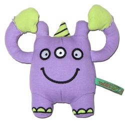 Three-Eyed Monster Plush Dog Toy kosher, hanukkah, toy, jewish, toy, puppy bed,  beds,dog mat, pet mat, puppy mat, fab dog pet sweater, dog swepet clothes, dog clothes, puppy clothes, pet store, dog store, puppy boutique store, dog boutique, pet boutique, puppy boutique, Bloomingtails, dog, small dog clothes, large dog clothes, large dog costumes, small dog costumes, pet stuff, Halloween dog, puppy Halloween, pet Halloween, clothes, dog puppy Halloween, dog sale, pet sale, puppy sale, pet dog tank, pet tank, pet shirt, dog shirt, puppy shirt,puppy tank, I see spot, dog collars, dog leads, pet collar, pet lead,puppy collar, puppy lead, dog toys, pet toys, puppy toy, dog beds, pet beds, puppy bed,  beds,dog mat, pet mat, puppy mat, fab dog pet sweater, dog sweater, dog winte