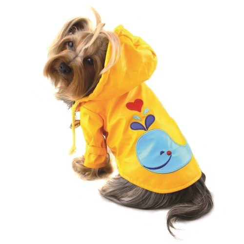 Splashing Whale Raincoat wooflink, susan lanci, dog clothes, small dog clothes, urban pup, pooch outfitters, dogo, hip doggie, doggie design, small dog dress, pet clotes, dog boutique. pet boutique, bloomingtails dog boutique, dog raincoat, dog rain coat, pet raincoat, dog shampoo, pet shampoo, dog bathrobe, pet bathrobe, dog carrier, small dog carrier, doggie couture, pet couture, dog football, dog toys, pet toys, dog clothes sale, pet clothes sale, shop local, pet store, dog store, dog chews, pet chews, worthy dog, dog bandana, pet bandana, dog halloween, pet halloween, dog holiday, pet holiday, dog teepee, custom dog clothes, pet pjs, dog pjs, pet pajamas, dog pajamas,dog sweater, pet sweater, dog hat, fabdog, fab dog, dog puffer coat, dog winter jacket, dog col