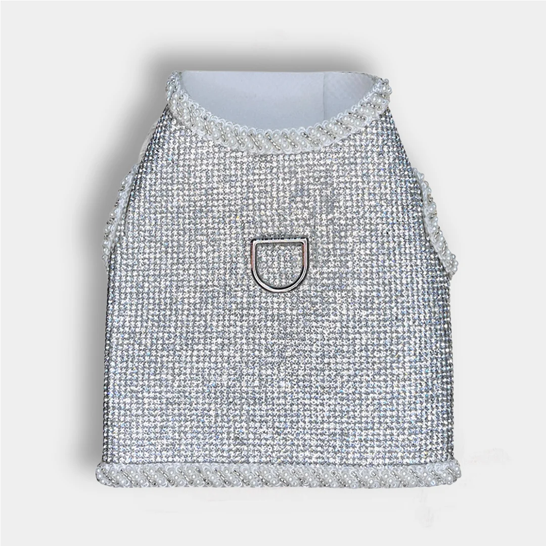 Imperial Crystal Dog Harness dog harness, pet harness, small dog harness, small pet harness, crystal harness, hello doggie, imperial crystal harness, boogie dog harness, boogie, fancy dog harness, fancy pet clothes, fancy dog clothes