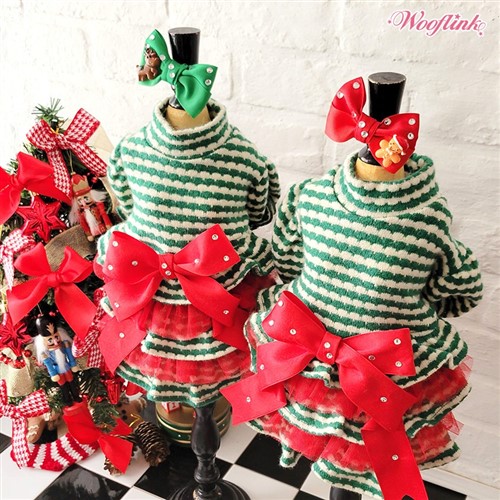 Dazzling Bow Dress by Wooflink dog dress, dazzling bow dress, dazzling bow by wooflink, wooflink dog dress, pet dress, holiday dress, holiday dog dress,dog coat, pet coat, dog winter coat, pet winter coat, fashion coat, dog tweed, dig handmade, pet tweed, small dog coat, small pet coat,dog harness, pet harness, dog, pet, dog boutique, pet boutique, sale dogs, pet sale, dog store, pet store, doggie couture, bloomingtails dog boutique, new dog designs, new pet design, chanel harness, chanel pet harness, chanel dog harness, dog spring designs, harness sale, harness clearance, hello doggie