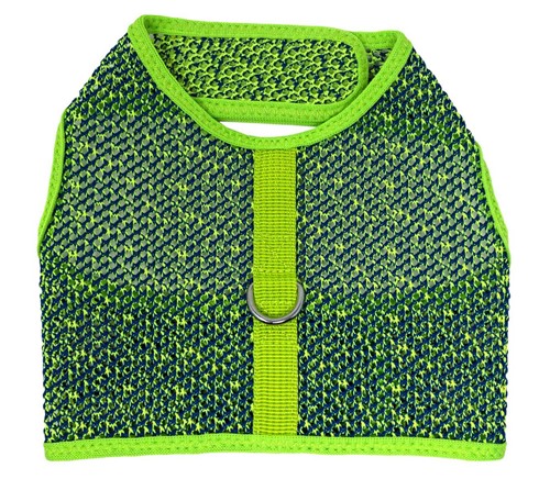 Active Mesh Velcro Dog Harness with Leash - Neon Green & Blue wooflink, susan lanci, dog clothes, small dog clothes, urban pup, pooch outfitters, dogo, hip doggie, doggie design, small dog dress, pet clotes, dog boutique. pet boutique, bloomingtails dog boutique, dog raincoat, dog rain coat, pet raincoat, dog shampoo, pet shampoo, dog bathrobe, pet bathrobe, dog carrier, small dog carrier, doggie couture, pet couture, dog football, dog toys, pet toys, dog clothes sale, pet clothes sale, shop local, pet store, dog store, dog chews, pet chews, worthy dog, dog bandana, pet bandana, dog halloween, pet halloween, dog holiday, pet holiday, dog teepee, custom dog clothes, pet pjs, dog pjs, pet pajamas, dog pajamas,dog sweater, pet sweater, dog hat, fabdog, fab dog, dog puffer coat, dog winter jacket, dog col