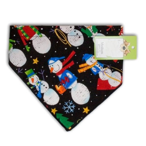 Bandana Dog Collars - Jolly Snowman kosher, hanukkah, toy, jewish, toy, puppy bed,  beds,dog mat, pet mat, puppy mat, fab dog pet sweater, dog swepet clothes, dog clothes, puppy clothes, pet store, dog store, puppy boutique store, dog boutique, pet boutique, puppy boutique, Bloomingtails, dog, small dog clothes, large dog clothes, large dog costumes, small dog costumes, pet stuff, Halloween dog, puppy Halloween, pet Halloween, clothes, dog puppy Halloween, dog sale, pet sale, puppy sale, pet dog tank, pet tank, pet shirt, dog shirt, puppy shirt,puppy tank, I see spot, dog collars, dog leads, pet collar, pet lead,puppy collar, puppy lead, dog toys, pet toys, puppy toy, dog beds, pet beds, puppy bed,  beds,dog mat, pet mat, puppy mat, fab dog pet sweater, dog sweater, dog winte