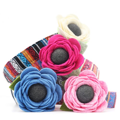 Poppy Dog Collar Flower - 24 Colors! beds, puppy bed,  beds,dog mat, pet mat, puppy mat, fab dog pet sweater, dog swepet clothes, dog clothes, puppy clothes, pet store, dog store, puppy boutique store, dog boutique, pet boutique, puppy boutique, Bloomingtails, dog, small dog clothes, large dog clothes, large dog costumes, small dog costumes, pet stuff, Halloween dog, puppy Halloween, pet Halloween, clothes, dog puppy Halloween, dog sale, pet sale, puppy sale, pet dog tank, pet tank, pet shirt, dog shirt, puppy shirt,puppy tank, I see spot, dog collars, dog leads, pet collar, pet lead,puppy collar, puppy lead, dog toys, pet toys, puppy toy, dog beds, pet beds, puppy bed,  beds dog mat, pet mat, puppy mat, fab dog pet sweater, dog sweater, dog winter, pet winter,dog raincoat, pe